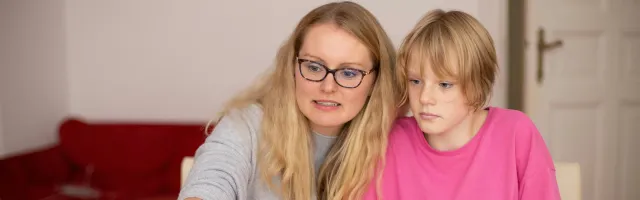 vrouw en kind