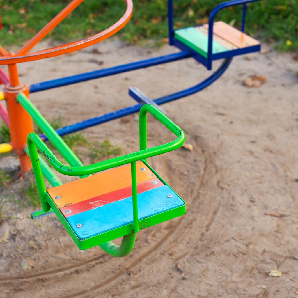Kleurrijke speeltuin